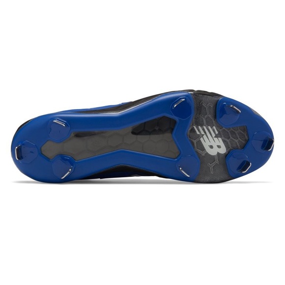 New Balance Metal Baseball Cleats Black Blue 2E L3000BB4 Mens Size 16 - Picture 8 of 9